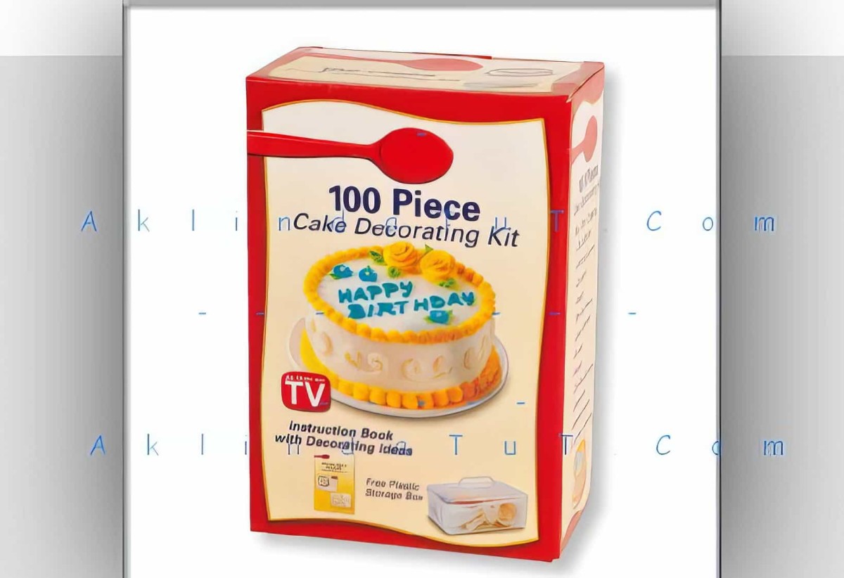 100 Parça Pasta Süsleme Seti Cake Decoratıng Kıt