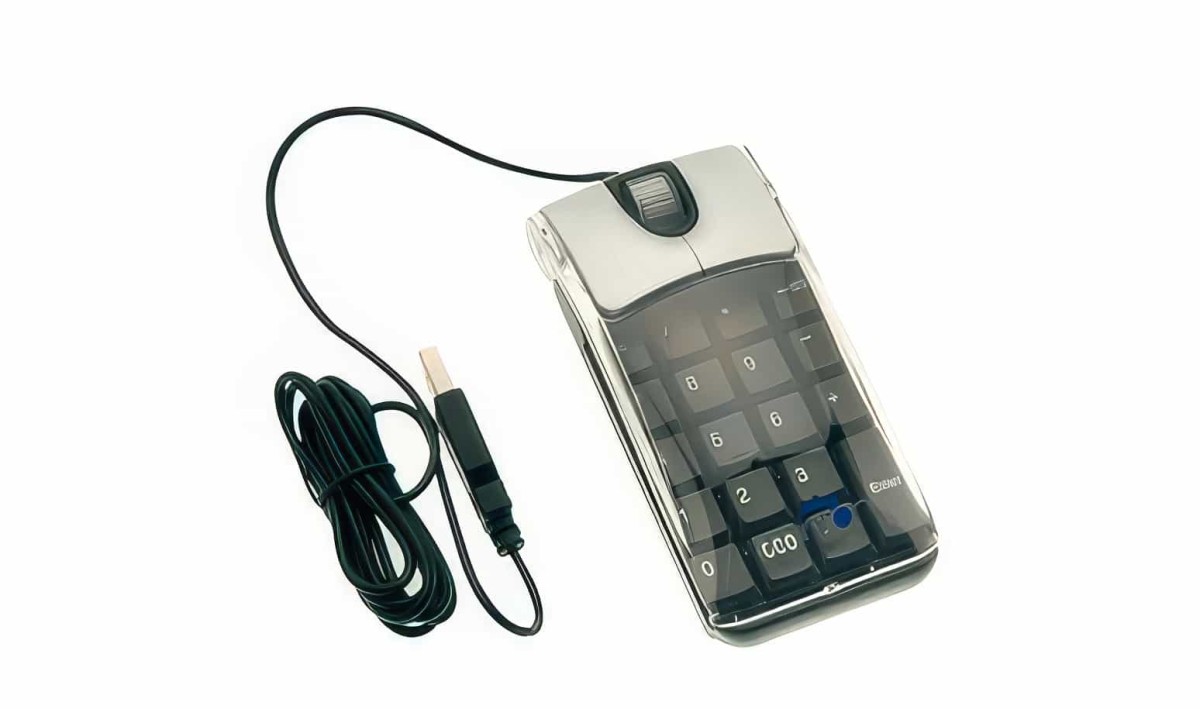 2 İn 1 Minton Keypad Optic Mouse