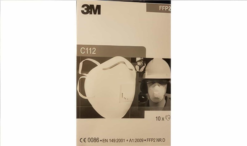 3m C112 Ffp2 Filtreli Profosyonel Solunum Maskesi - Thumbnail
