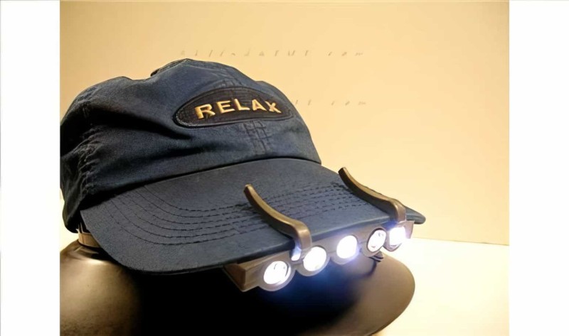 5 Ultra Parlak Ledli Ve 2 Modlu Şapka Feneri - Thumbnail