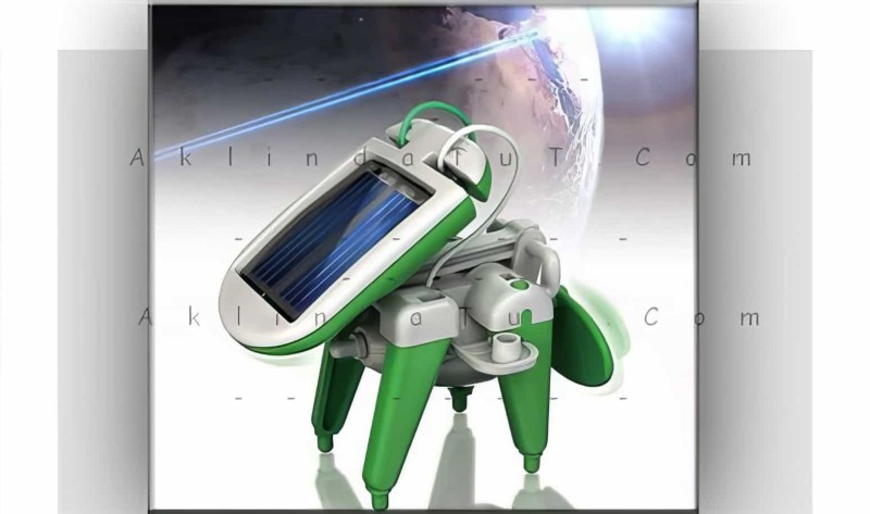 6 Farklı Modele Dönüşen Güneş Enerjili Robot ( 6 İn 1 Robot Kits ) - Thumbnail