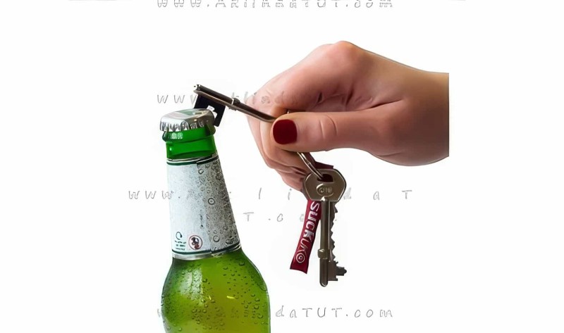  - Anahtar Şeklinde Şişe Açacağı - Key Bottle Opener