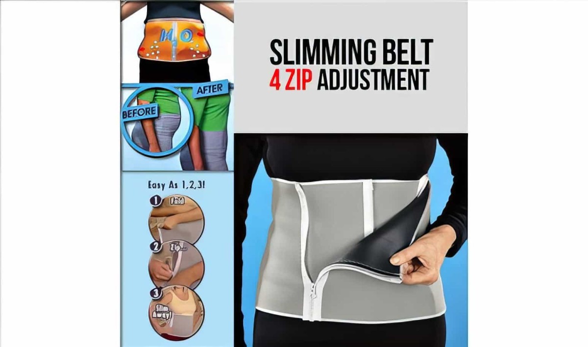 Ayarlanabilir Fermuarlı İnceltici Bel Korsesi Adjustable Slimming Belt
