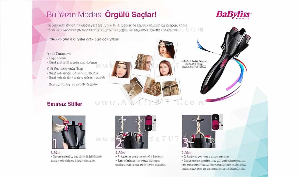 Babyliss Twist Secret Otomatik Saç Örme Makinesi