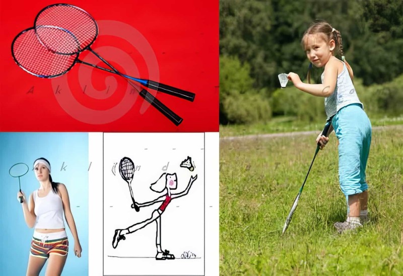 Badminton Seti 2 Adet Raket Ve 2 Adet Badminton Topu - Thumbnail