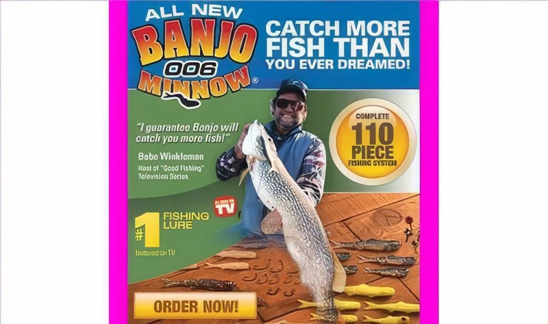  - Banjo 006 Minnow 110 Parça Balık Yakalama Seti - Balık Şeklinde Yapay Balık Yemi