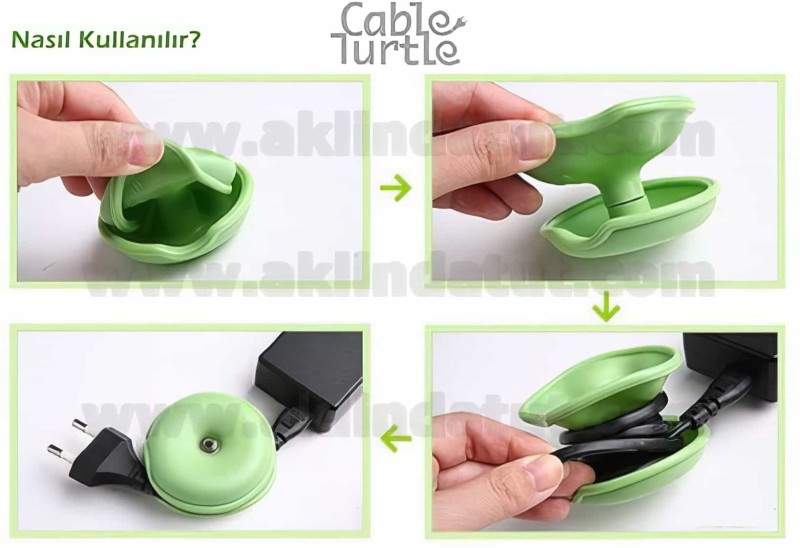 Cable Turtle Kablo Düzenleyici Kaplumbağa - Thumbnail