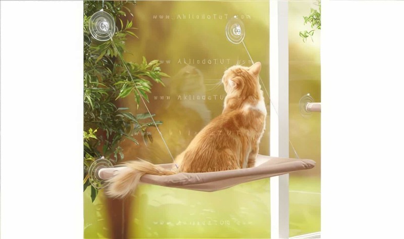  - Cama Asılan Kedi Pencere Yatağı Petzoom (özel Güçlü Vantuzlu Model)