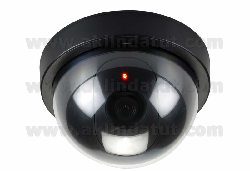 Caydırıcı Sahte Dome Kamera (ışığı İle Kayıt Yapıyor İzlenimi Verir) - Thumbnail