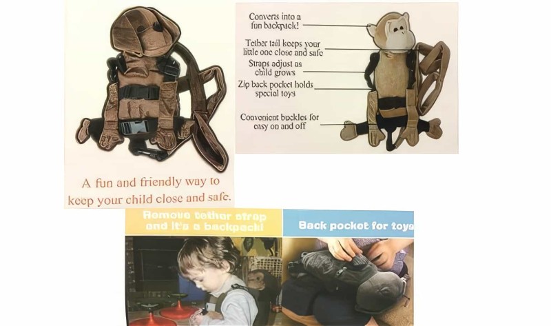 Çocuk Güvenlik Kemeri 2 In 1 Kids Safety Strap - Thumbnail