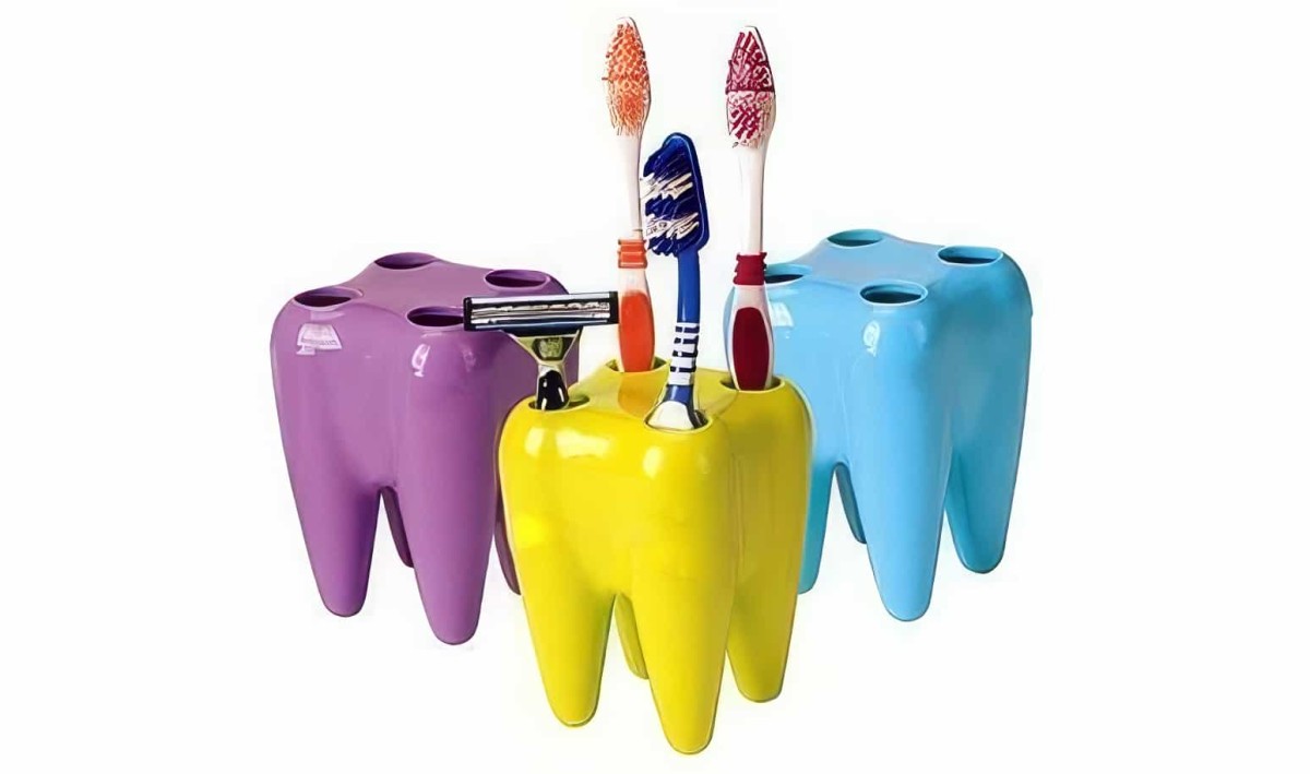 Diş Şeklinde Diş Fırçalık Toothbrush Holder