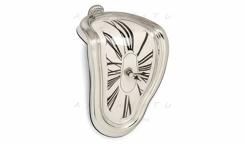Eriyen Saat - Melting Clock (dali'nin Muhteşem Eserinden İlham Alınarak Tasarlandı) - Thumbnail