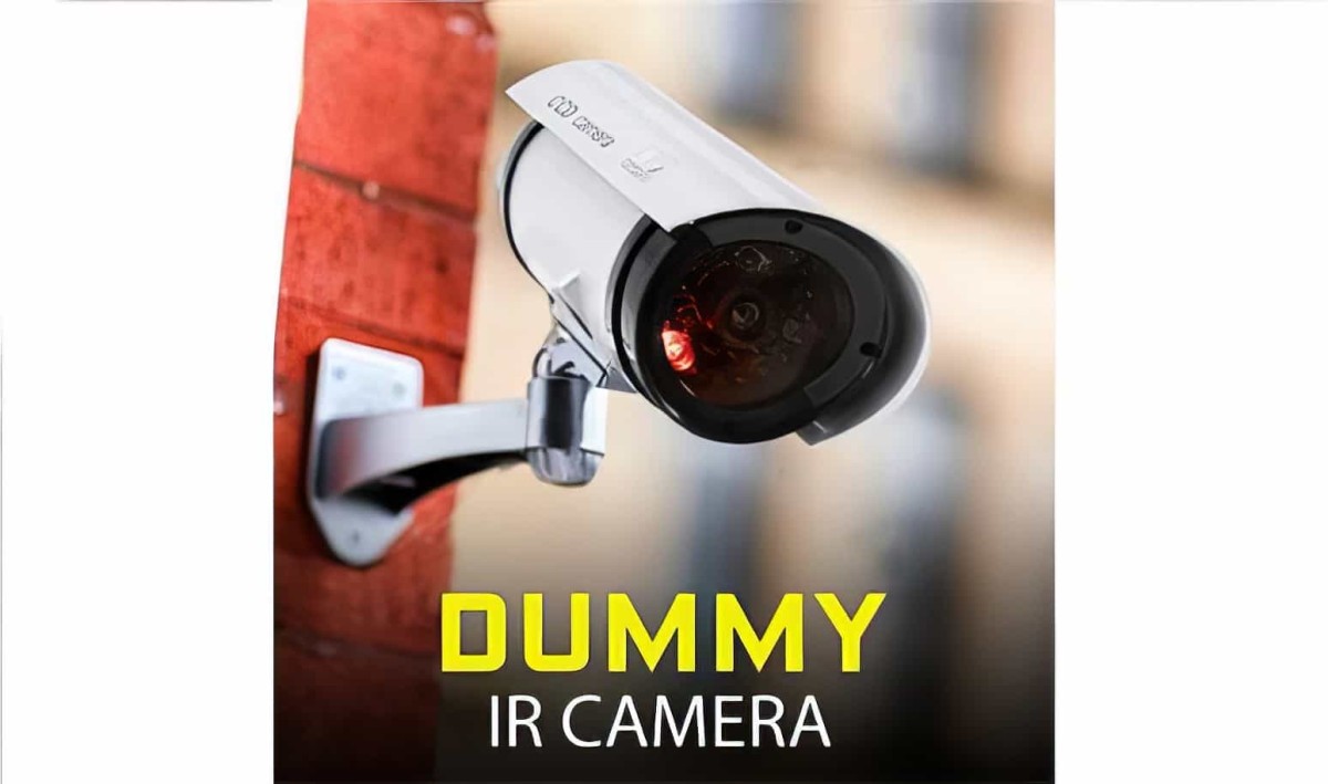 Gece Görüşlü Caydırıcı Gerçekçi Görünümlü - Sahte Güvenlik Kamera Ccd