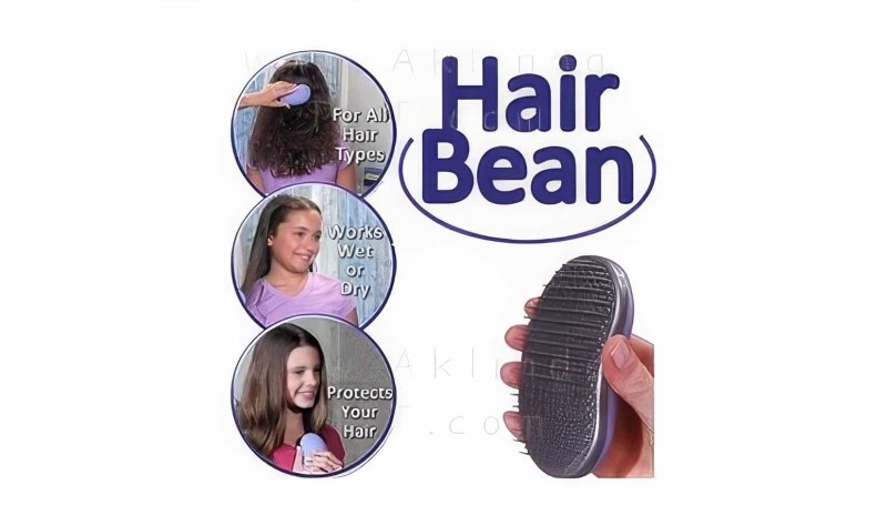 Hair Bean - Saç Düzleştirici Tarak - Thumbnail