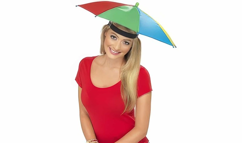  - Kafa Şemsiyesi - Kafaya Takılan Şapka Şemsiye