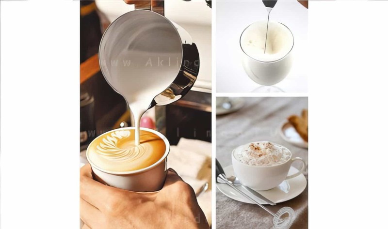 Kahve Süt Cappuccino Pilli Köpürtücü Yumurta Çırpıcı - Karıştırıcı Makina - Thumbnail