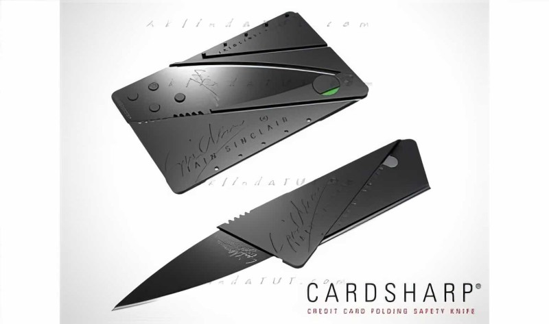  - Kart Bıçak Card Sharp Kredi Kartı Şeklinde Cep Çakısı