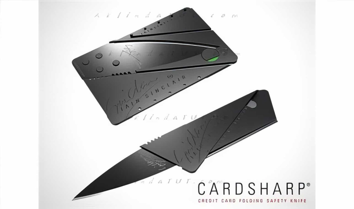 Kart Bıçak Card Sharp Kredi Kartı Şeklinde Cep Çakısı