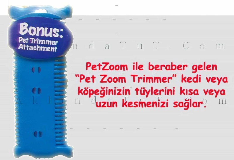 Kedi Ve Köpek Tüy Toplayıcı Tarak Petzoom - Thumbnail
