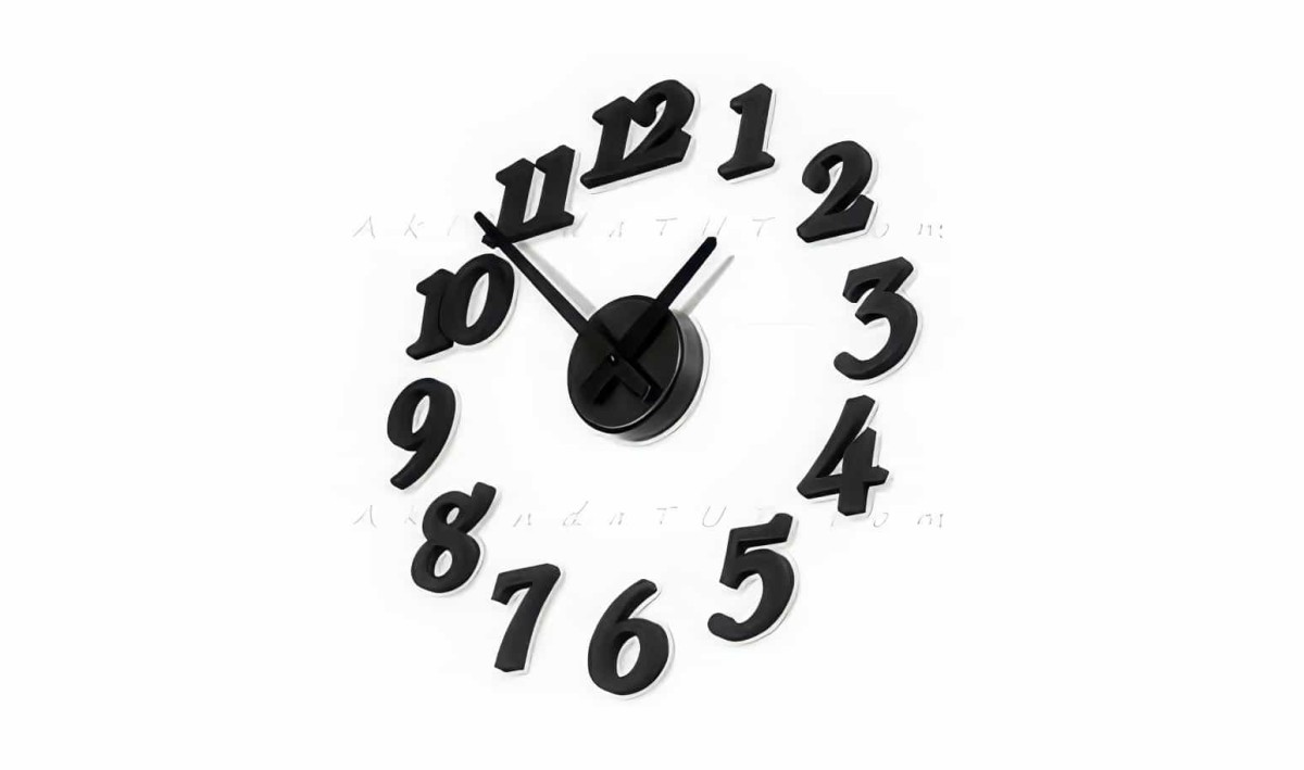 Kendin Yap Duvar Saati - Dıy Clock (duvara Yapışan Saat)