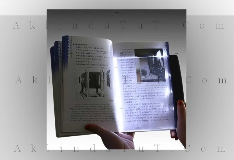 Kitap Arası Led Okuma Lambası 3 Ledli - Thumbnail