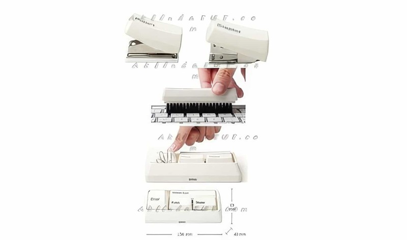 Klavye Tuşları Tasarımlı Masaüstü Ofis Seti - Thumbnail