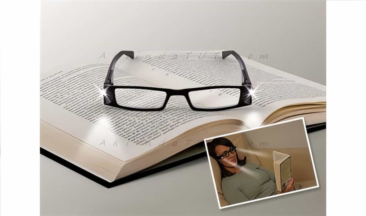 Led Işıklı Kitap Okuma Gözlüğü(çift Ledli)