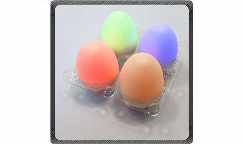 Led Işıklı Renk Değiştiren Yumurta Gece Lambası Luminous Egg - Thumbnail