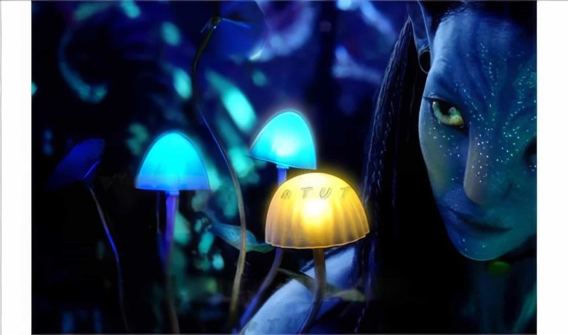 Ledli Avatar Mantar Çiçeği Gece Lambası - Thumbnail