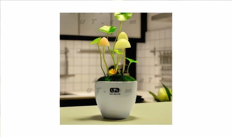 Ledli Avatar Mantar Çiçeği Gece Lambası - Thumbnail