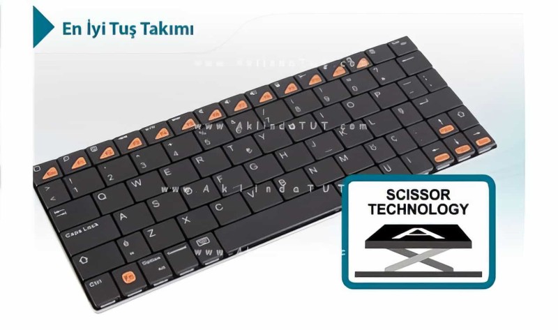 Mini Bluetooth Kablosuz Klavye - Mini Bluetooth Wireless Keyboard - Thumbnail