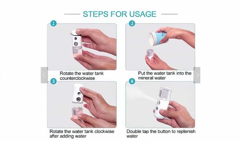 Mini Taşınabilir Şarjlı Otomatik Dezenfektan Makinesi Püskürtme Sistemi - Sprey Dağıtıcı Cihazı Ve Difüzör - Thumbnail