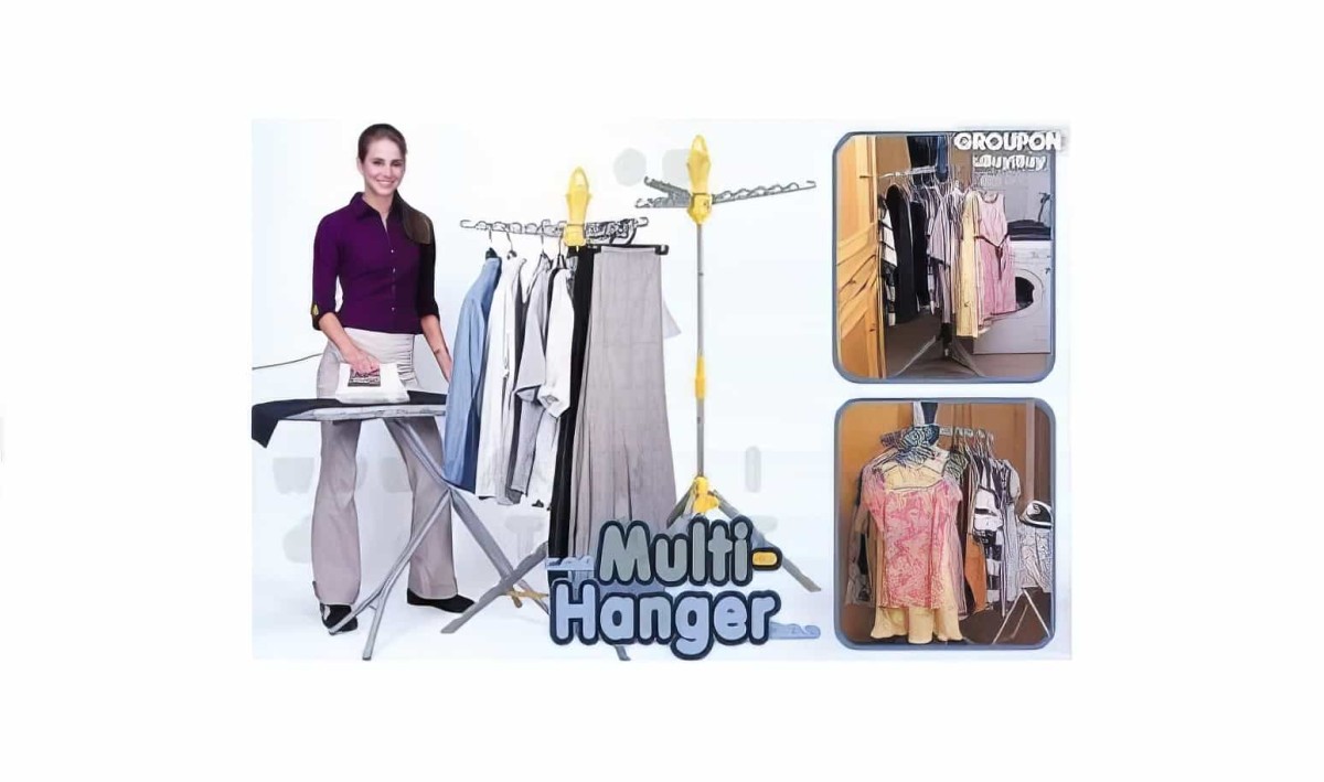 Multi Hanger Portatif Çamaşır Kurutma Askılığı