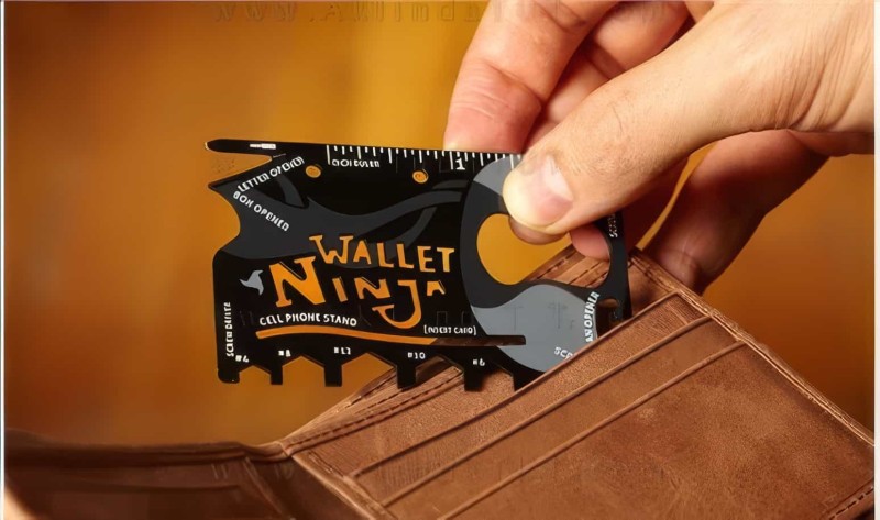  - Ninja Çakı - Ninja Wallet 18 İn 1 Multi Tool Kit
