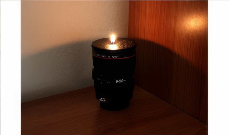 Objektif Şekilli Mum-candle Lens - Thumbnail