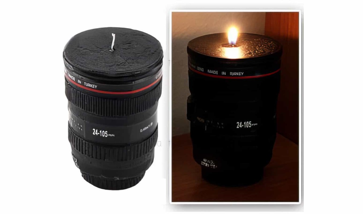 Objektif Şekilli Mum-candle Lens