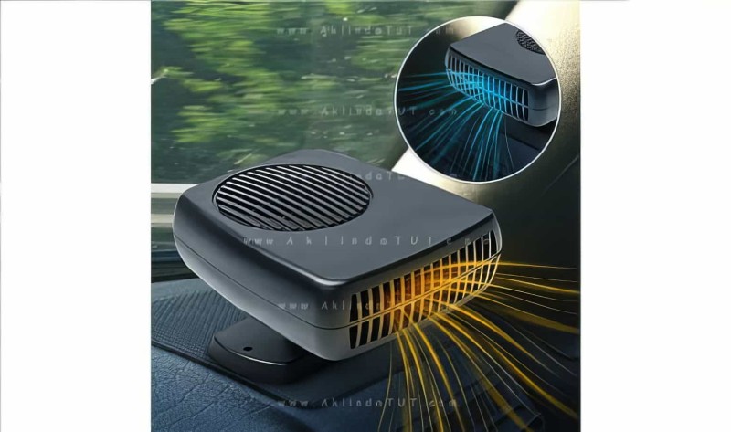Oto Araç Isıtıcı Ve Soğutucu Çakmak Girişli Fan Cam Buğu Çözücü 12v 200watt - Thumbnail
