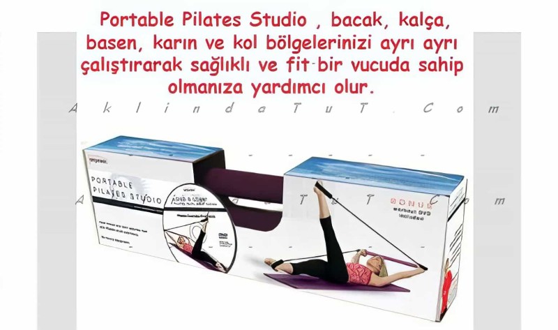 Pilates Jimnastik Çubuğu - Portable Pilates Studio (dvd Hediyeli) - Thumbnail