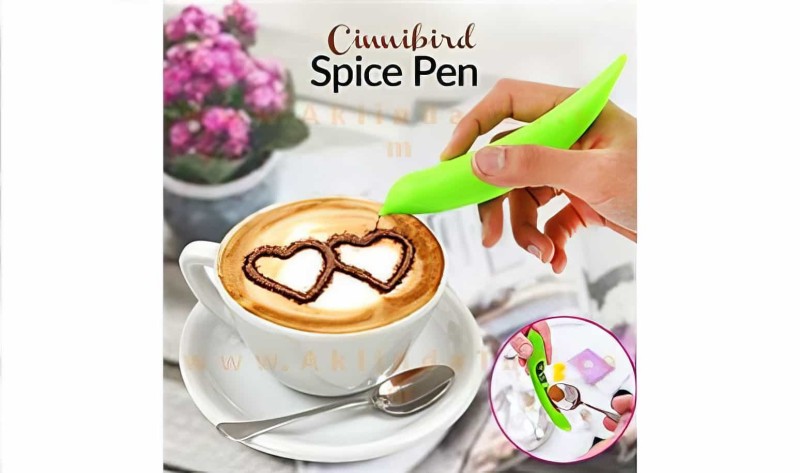 Pilli Kek - Pasta - Kahve Süsleme Kalemi Spice Pen - Thumbnail