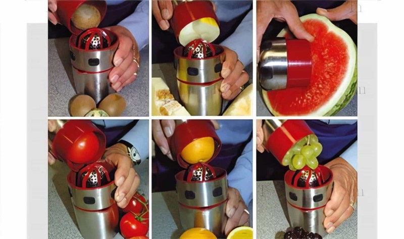 Pro V Juicer Meyve Suyu Sıkacağı Ve Meyve Dilimleyici Seti - Thumbnail