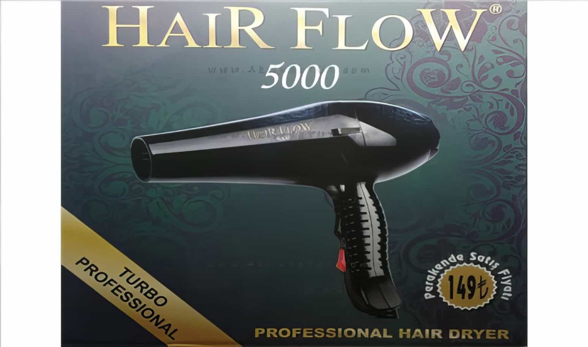 Profesyonel Kuaför Fön Makinesi 2400 Watt Hair Flow 5000