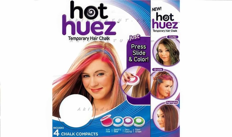 Saç Tebeşiri - Hot Huez Hair Chalk - Thumbnail
