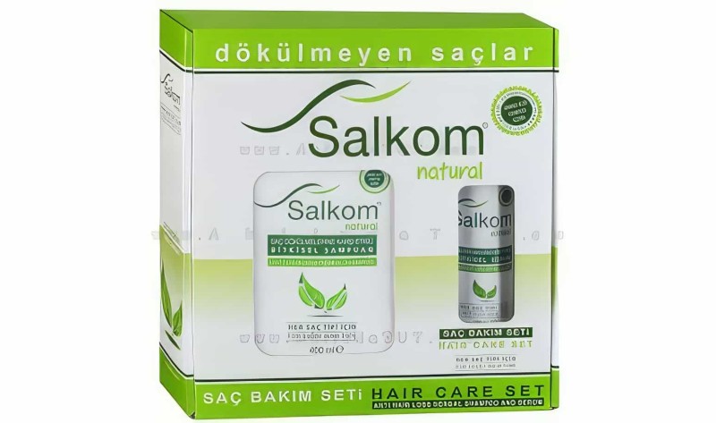 Salkom Natural Bitkisel Şampuan Ve Serum İkili Özel Set - Thumbnail