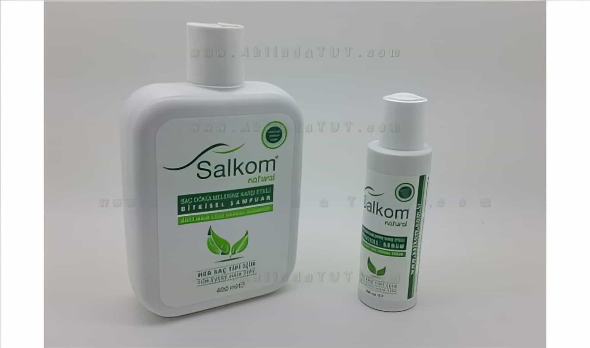 Salkom Natural Bitkisel Şampuan Ve Serum İkili Özel Set