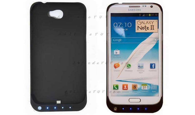  - Samsung N7100 Galaxy Note 2 Uyumlu Bataryalı Kılıf