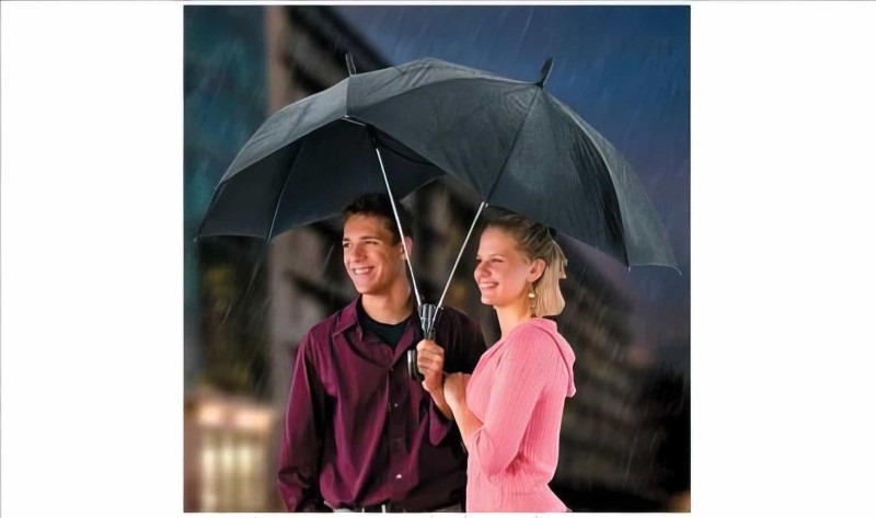 Sevgililer İçin Tasarım Harikası Şemsiye - Çift Kişilik Aşk Şemsiyesi - Dualbrella - Thumbnail