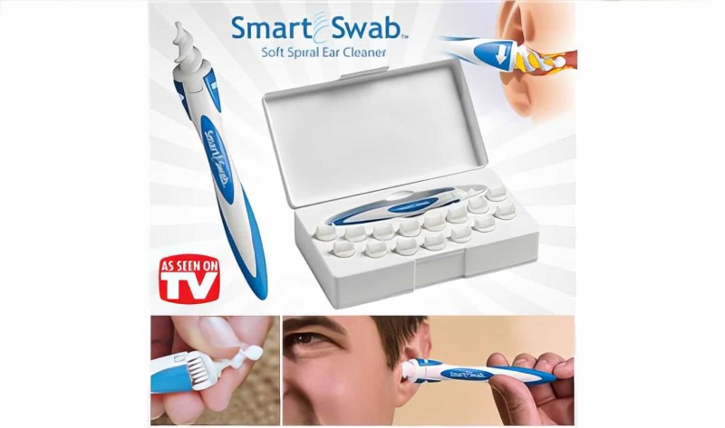 Smart Swab Kulak Temizleme Seti Kulak Temizleyici + 16 Adet Yedek Başlıklar - Thumbnail