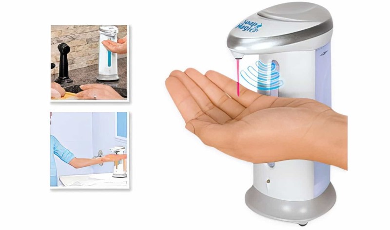 Soap Magic Sensörlü Ve Otomatik Sıvı Sabunluk Ve Dezenfektan Dispanseri - Thumbnail