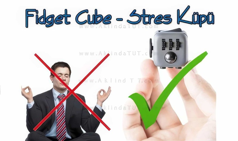 Stres Küpü - Fidget Cube - Thumbnail