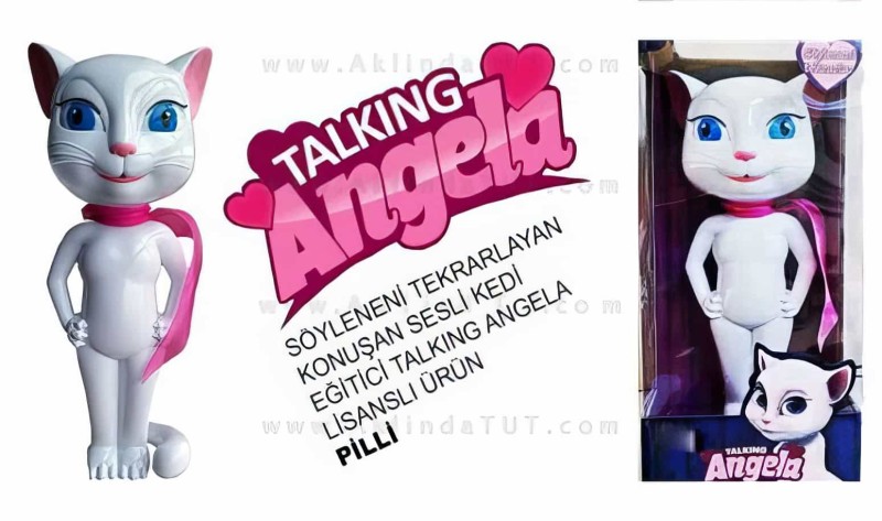 Talking Angela Konuşan Oyuncak Kedi - Thumbnail